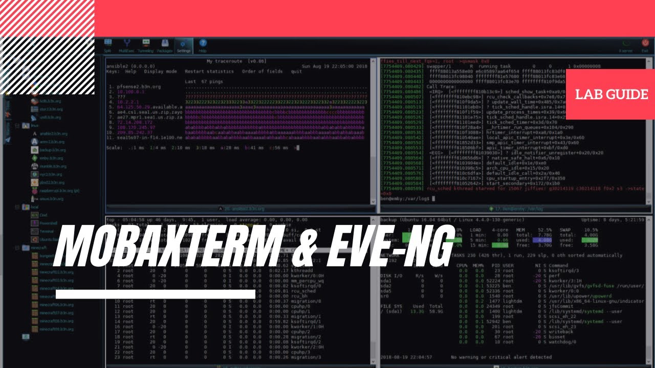 Cách dùng MobaXTerm làm Terminal mặc định cho EVE-NG